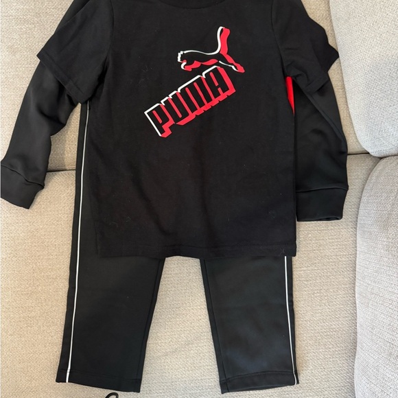 Puma Red and Black Athletic Set - Picture 3 of 3